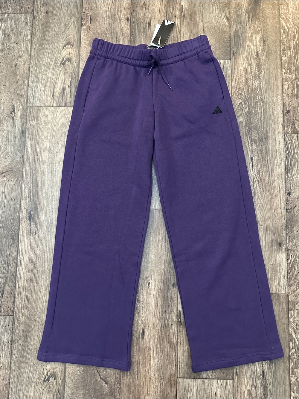 Adidas Multi Sport Wide Leg Comfy Cozy Pants Women’s Size M Plum/Black